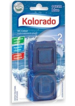 Таблетка для бачка унитаза Kolorado WC Colour синий, 2 шт